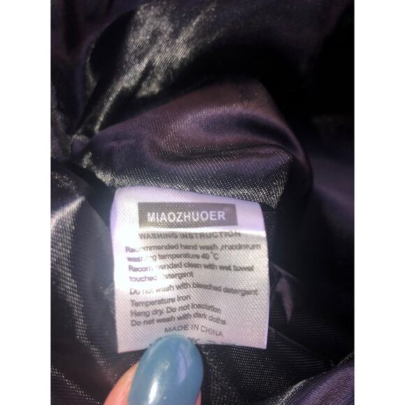 Leaf Print Drawstring Backpack Front Pocket‎ Casual Daypack - Picture 10 of 12